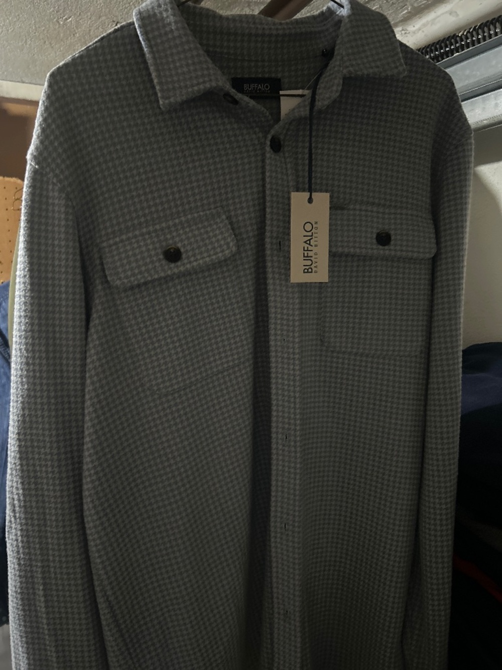 NWT Buffalo Wool Button Up Shirt